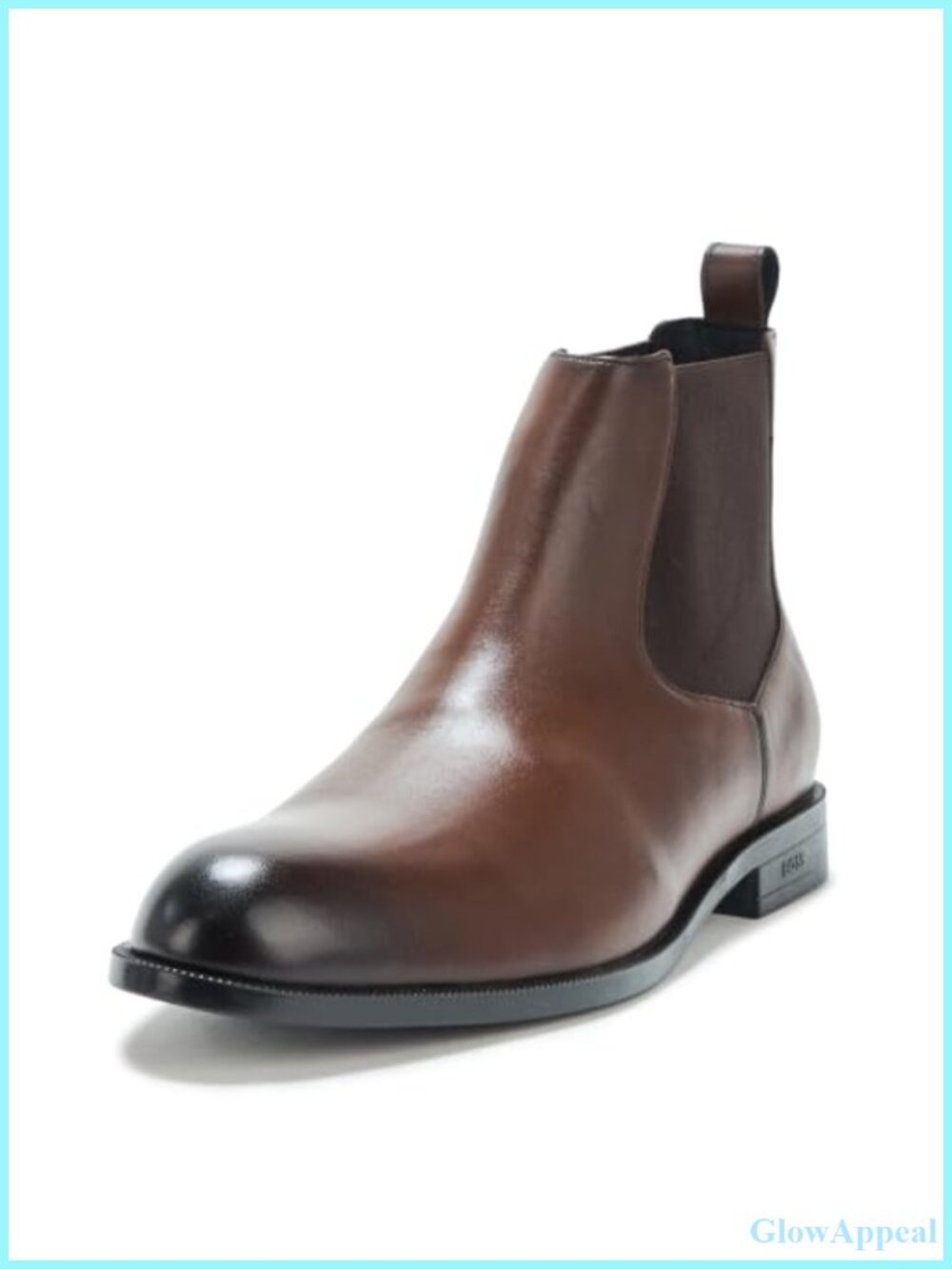 Tayil Smooth Leather Slip On Chelsea Boot Ankle Bootie